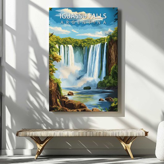 Iguazu Falls Argentina Canvas Wall Decor | Canvas Afdruk