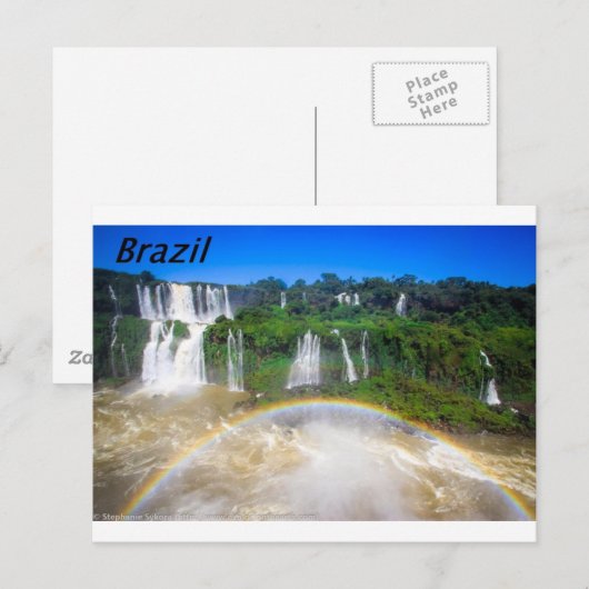 iguazu-falls-brazil-Angie.JPG Briefkaart (Voorkant / Achterkant)