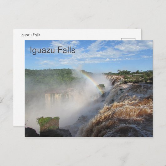 Iguazu Herfst Briefkaart (Voorkant / Achterkant)