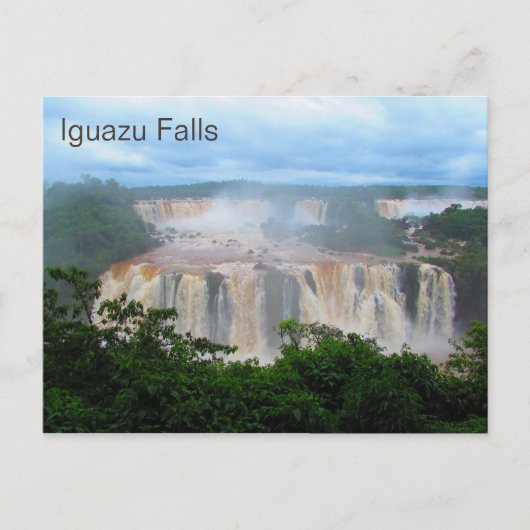 Iguazu Herfst Briefkaart (Voorkant)