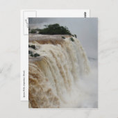 iguazu herfst grijs briefkaart (Voorkant / Achterkant)