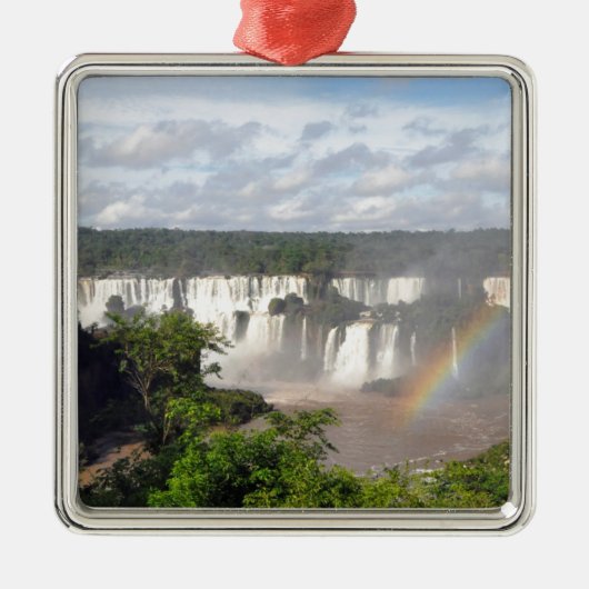 Iguazu Herfsten 8 Metalen Ornament (Voorkant)