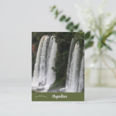 Iguazu Herfsten Argentina Briefkaart (Staand voorkant)