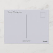 Iguazu Herfsten Argentina Briefkaart (Achterkant)