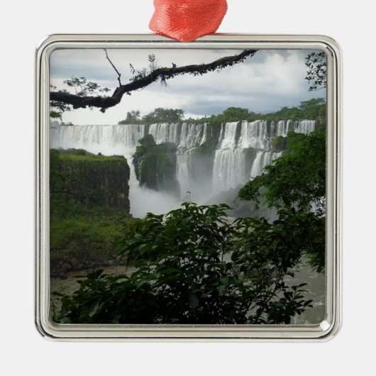 Iguazu Herfsten Argentina Metalen Ornament (Voorkant)