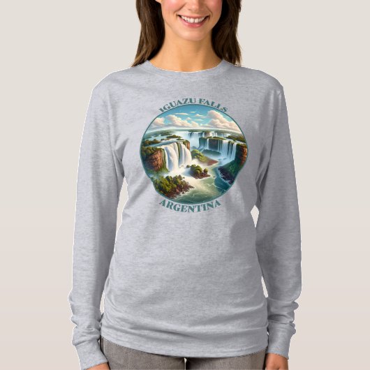 Iguazu Herfsten Argentina T-shirt (Voorkant)