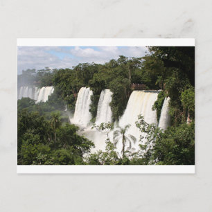 Iguazu-Herfsten, Argentinië, Zuid-Amerika Briefkaart