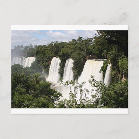 Iguazu-Herfsten, Argentinië, Zuid-Amerika Briefkaart (Voorkant)