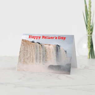 Iguazu-Herfsten Brazilië/Argentinië Feestdagen Kaart