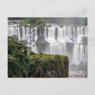 Iguazú-Herfsten Brazilië Briefkaart Watervalreis