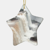 iguazu herfsten Brazill Keramisch Ornament (Links)