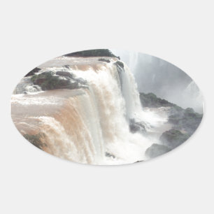 iguazu herfsten Brazill Ovale Sticker