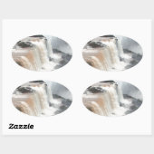 iguazu herfsten Brazill Ovale Sticker (Vel)