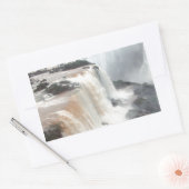 iguazu herfsten Brazill Rechthoekige Sticker (Envelop)
