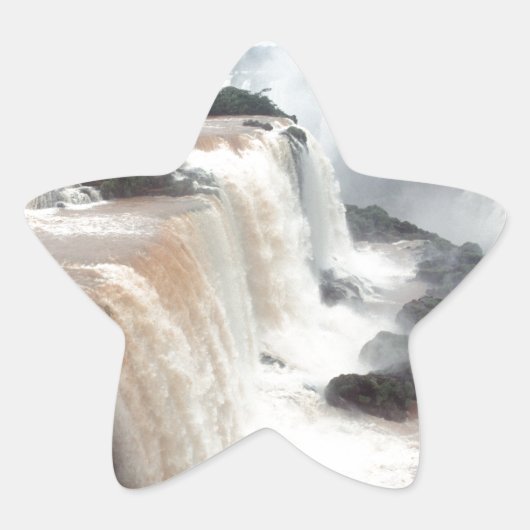 iguazu herfsten Brazill Ster Sticker (Voorkant)