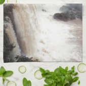 iguazu herfsten Brazill Theedoek (Gevouwen)
