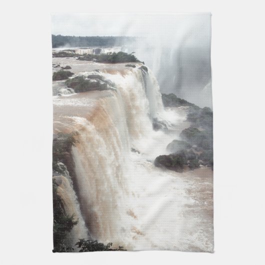 iguazu herfsten Brazill Theedoek (Verticaal)