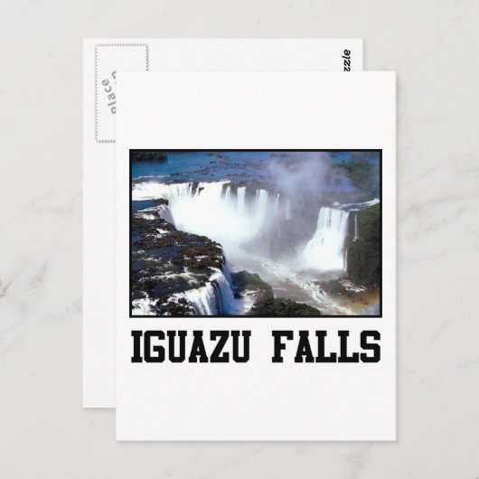 Iguazu-Herfsten Briefkaart (Voorkant / Achterkant)