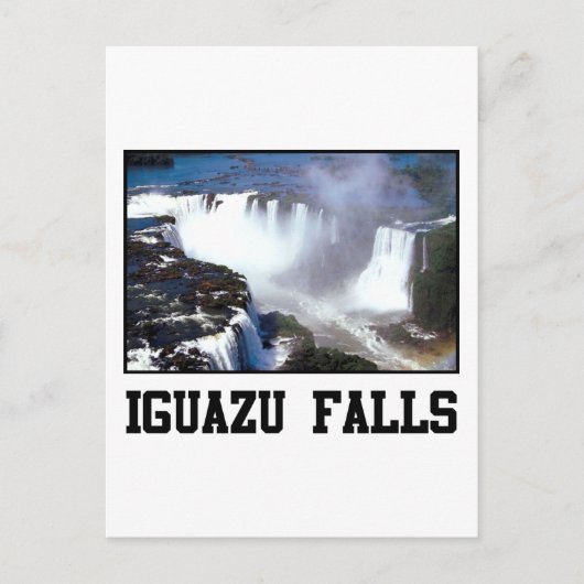 Iguazu-Herfsten Briefkaart (Voorkant)