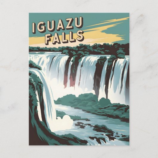 Iguazu Herfsten Briefkaart (Voorkant)