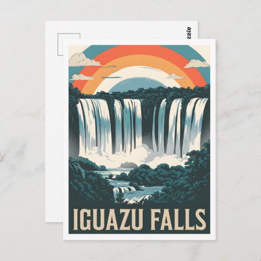 Iguazu Herfsten Briefkaart (Voorkant / Achterkant)