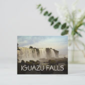 Iguazu-Herfsten Briefkaart (Staand voorkant)
