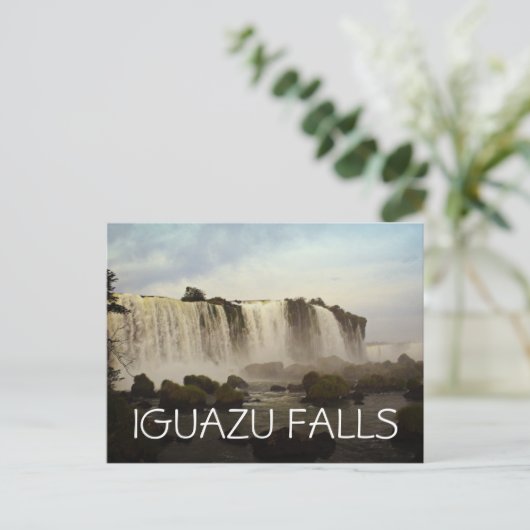 Iguazu-Herfsten Briefkaart (Staand voorkant)