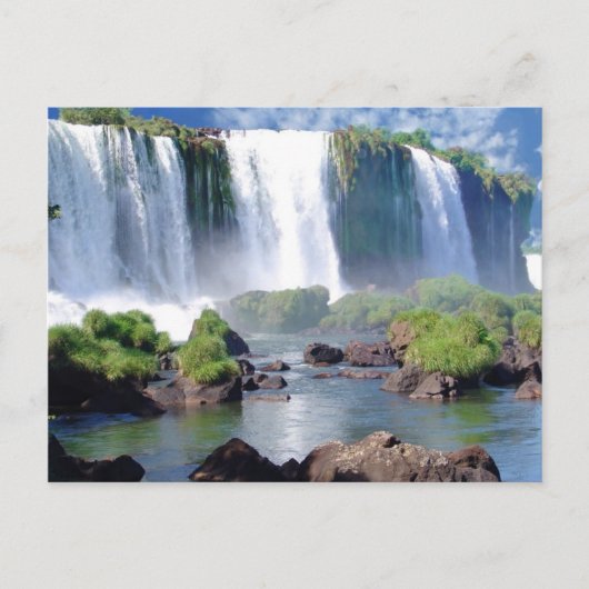 Iguazu-Herfsten Briefkaart (Voorkant)
