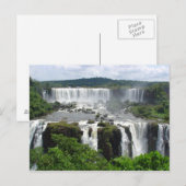 Iguazu-herfsten Briefkaart (Voorkant / Achterkant)
