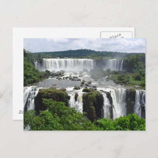 Iguazu-herfsten Briefkaart (Voorkant / Achterkant)