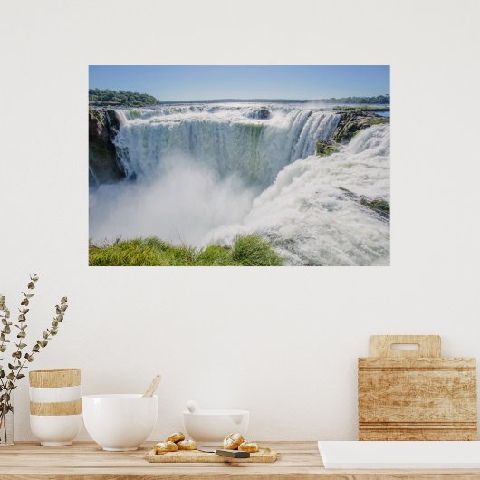 Iguazu-Herfsten, Devil's Throat, Argentinië Poster (Keuken)