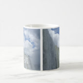 Iguazu-Herfsten, Iguazu-rivier, Argentinië, Brazil Koffiemok (Center)