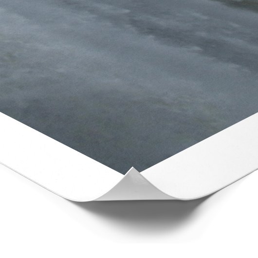 Iguazu-Herfsten, Iguazu-rivier, Argentinië, Brazil Poster (Hoek)