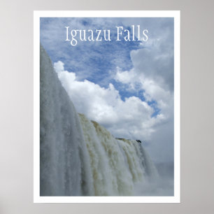 Iguazu-Herfsten, Iguazu-rivier, Argentinië, Brazil Poster