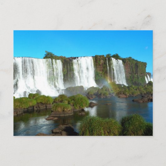 Iguazu herfsten in Brazilië Feestdagenkaart (Voorkant)