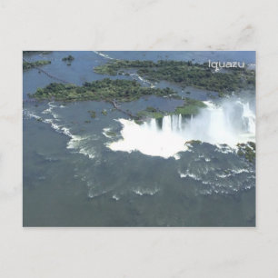 Iguazu-herfsten - Luchtvaartuitzicht Briefkaart