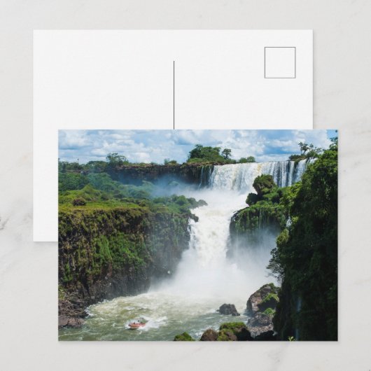 Iguazu-Herfsten omgeven door Oerwoud Briefkaart (Voorkant / Achterkant)