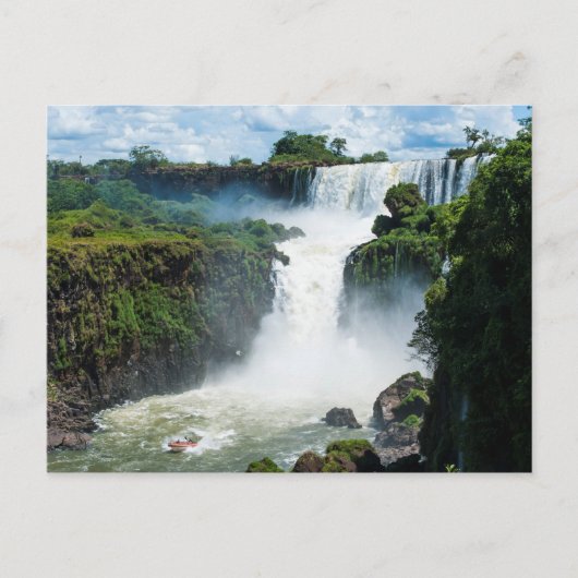 Iguazu-Herfsten omgeven door Oerwoud Briefkaart (Voorkant)