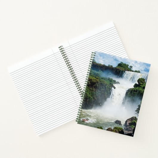 Iguazu-Herfsten omgeven door Oerwoud Notitieboek (Binnen)