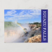 iguazu herfsten regenboog briefkaart (Voorkant)