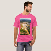 Iguazu Herfsten Reisposter T-shirt (Voorkant volledig)