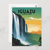 Iguazu National Park Vintage Briefkaart (Voorkant / Achterkant)