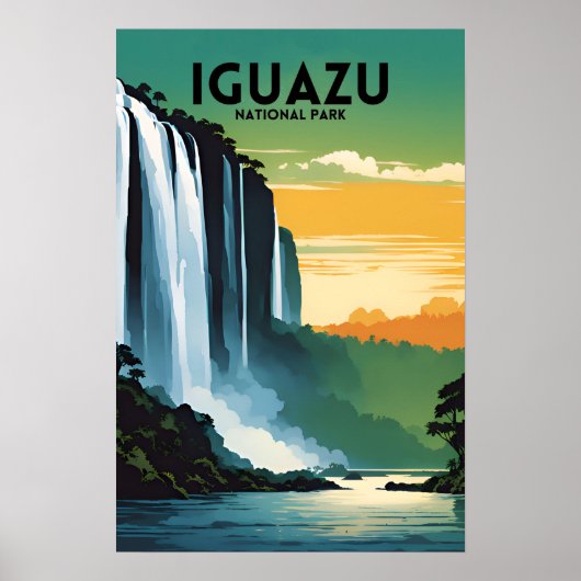 Iguazu National Park Vintage Poster (Voorkant)