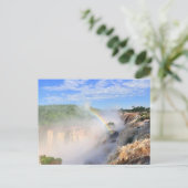 iguazu regenboog briefkaart (Staand voorkant)