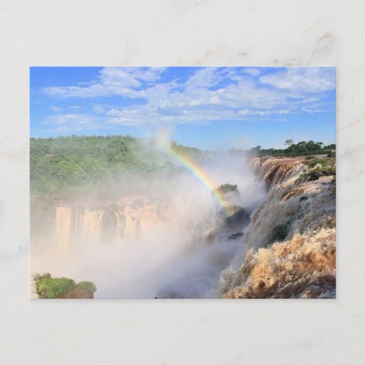 iguazu regenboog briefkaart (Voorkant)