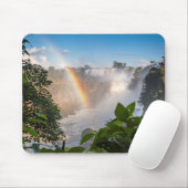 Iguazú Waterfall with Rainbow, Argentina Muismat (Met muis)