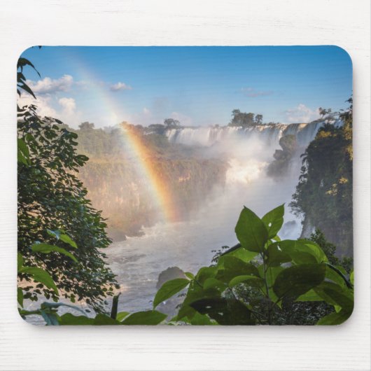Iguazú Waterfall with Rainbow, Argentina Muismat (Voorkant)