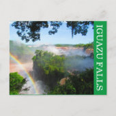 iguazu waterval regenboog briefkaart (Voorkant)