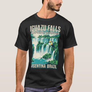 Iguazu Watervallen Argentinië Brazilië Vintage Rei T-shirt