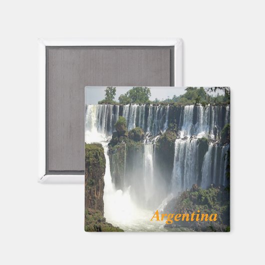 Iguazu watervallen Argentinie magneet (Voorkant / Achterkant)